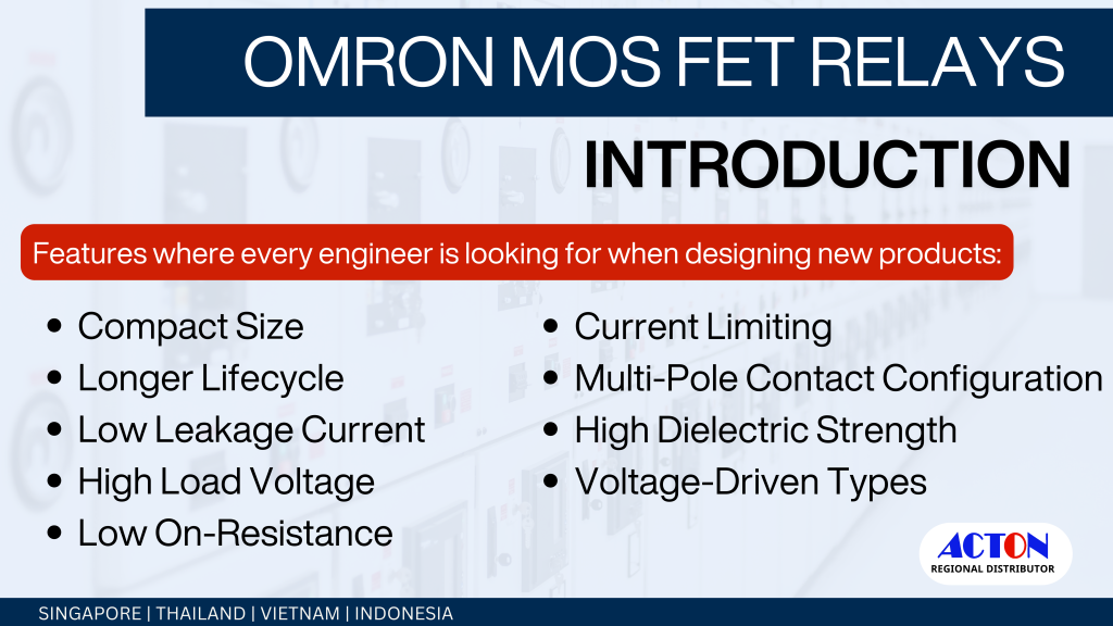 OMRON MOS FET RELAYS INTRODUCTION