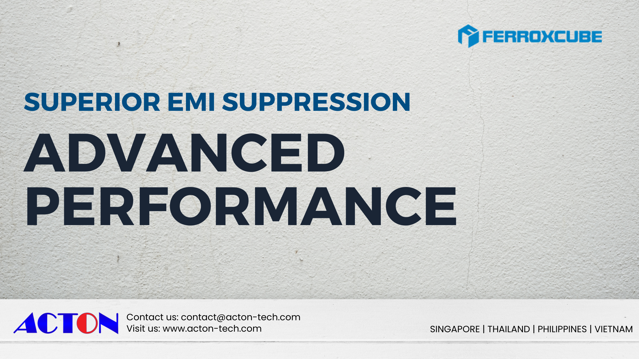 EMI Suppression Ferrite | Applications and Benefits