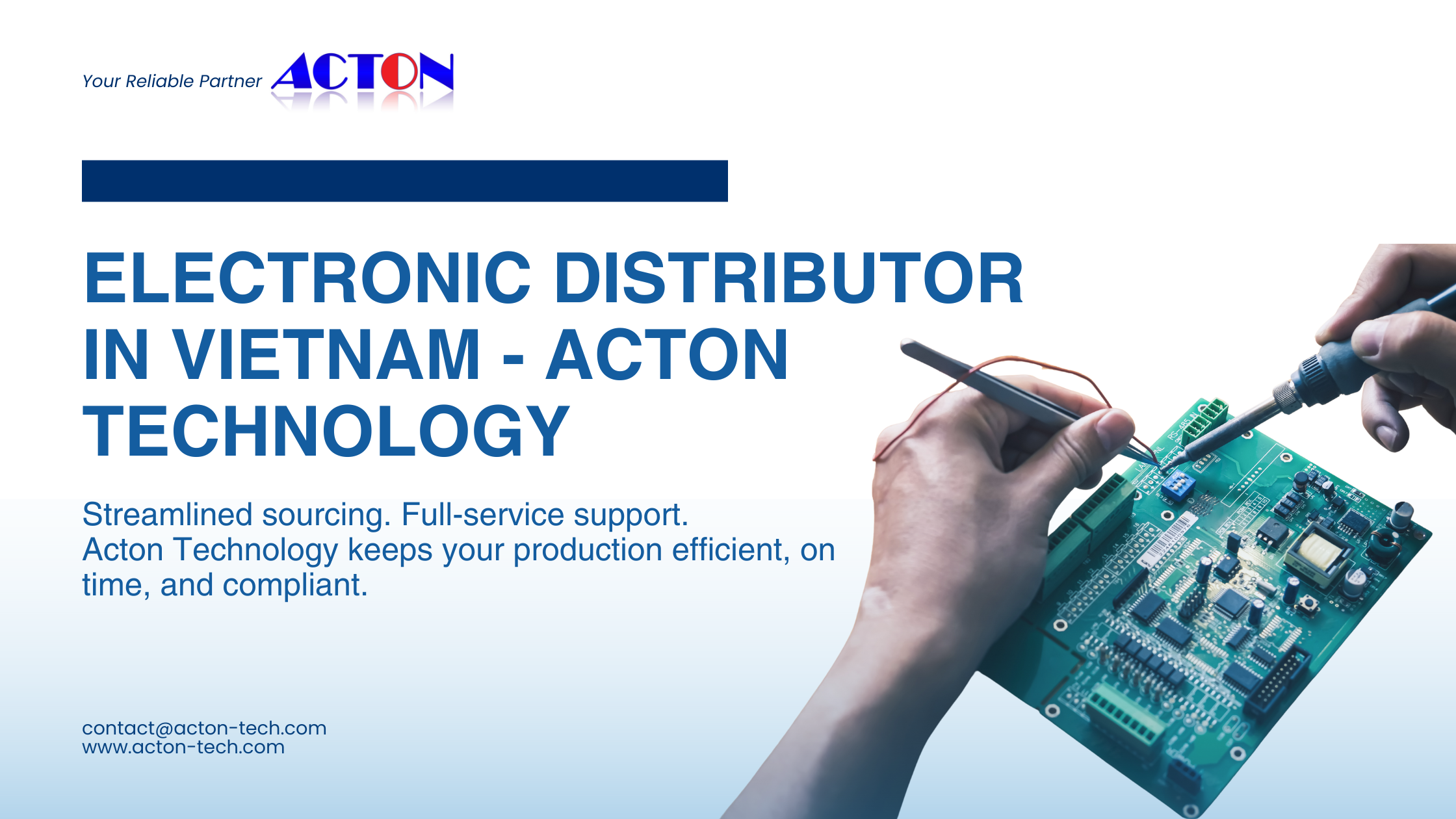 Electronic Distributor in Vietnam – Acton Technology