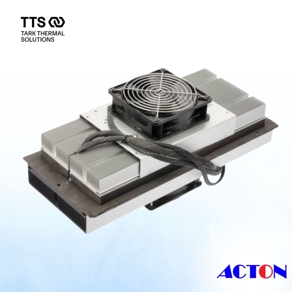 SuperCool thermoelectric coolers providing eco friendly cooling solutions for telecom equipment racks and outdoor base stations.